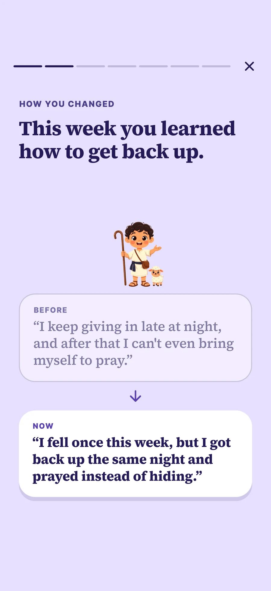 Weekly recap: before and now