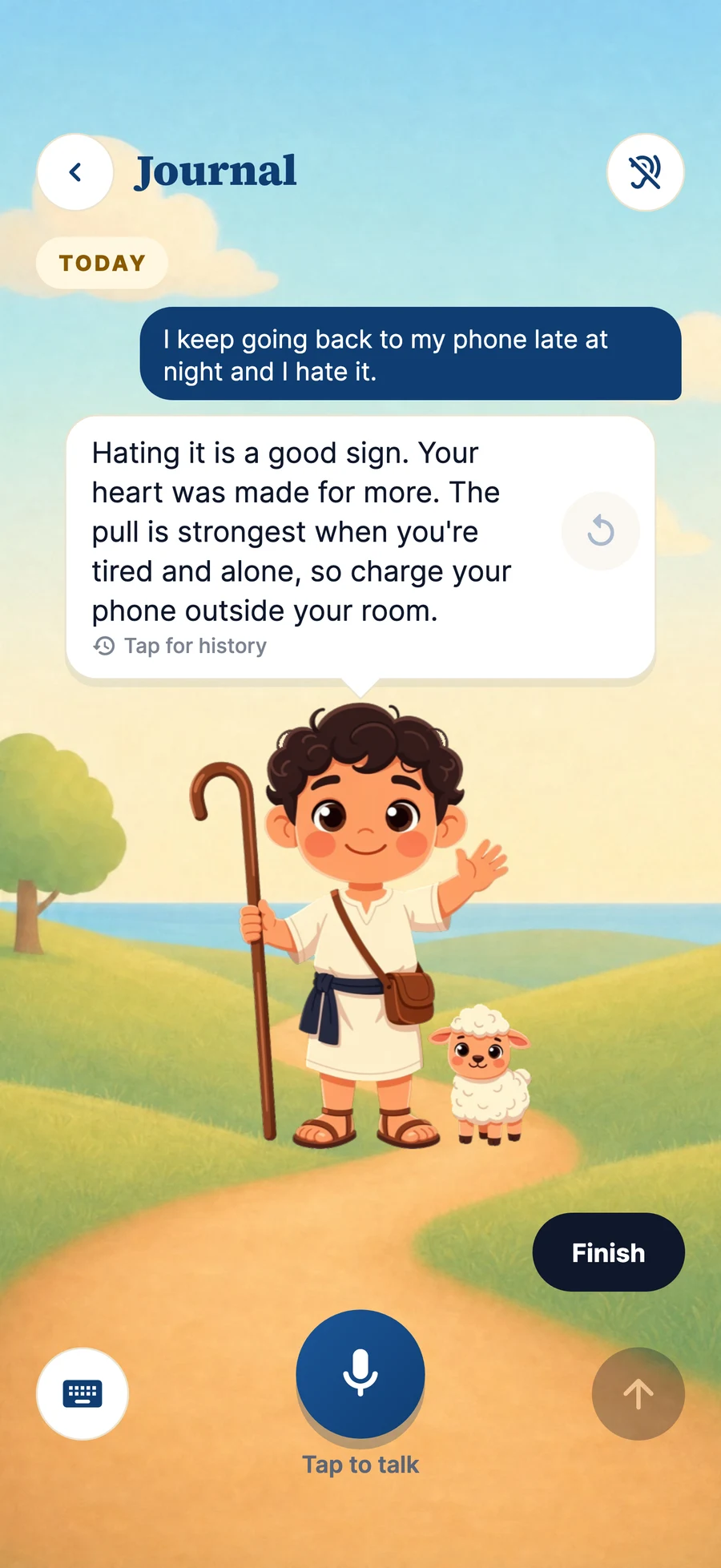 Journal: Santiago answers what you said